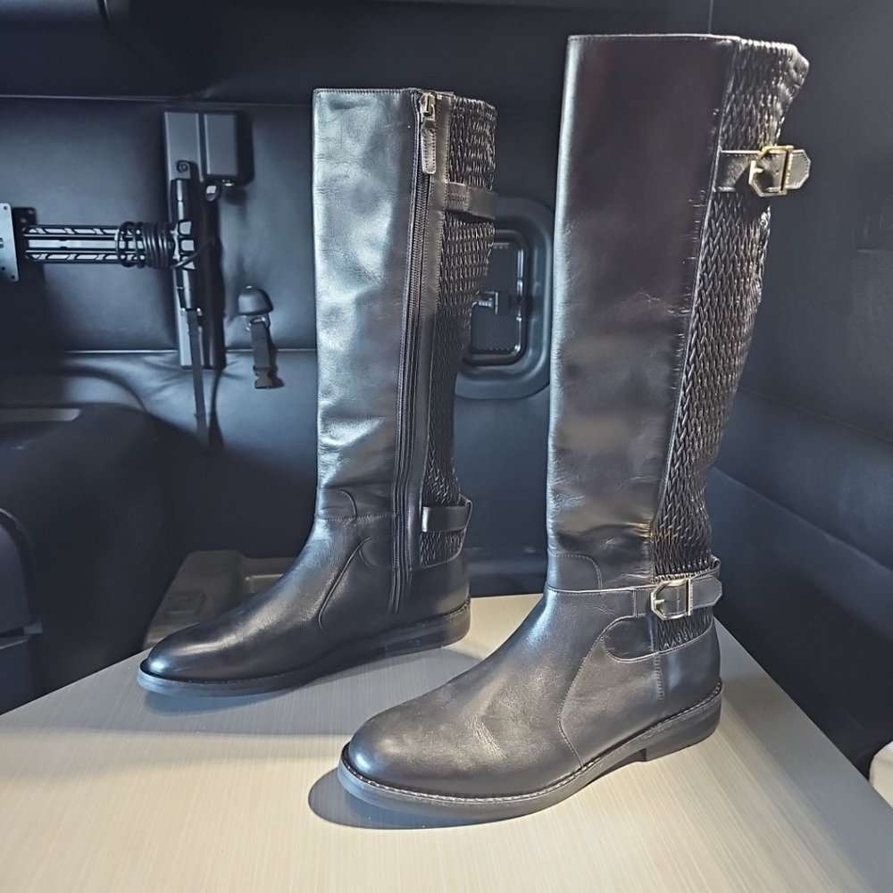 Cole‎ Haan Women's Chesley Water Resistant Boot Fashion Black Size 8.5B EUC